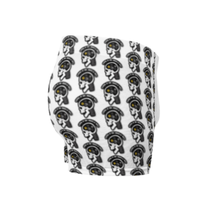 A white SOTAR "Gauge This" boxer brief with a skull and crossbones pattern.