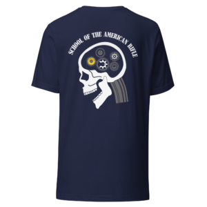 A SOTAR Unisex t-shirt with a skull and an american flag on it.